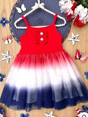Girls' Firecracker Tulle Dress
